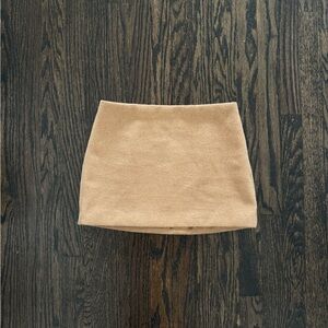 Zara Camel Mini Skirt